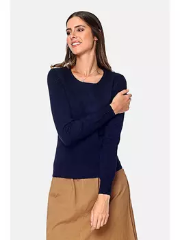 Свитер C& Jo, темно-синий