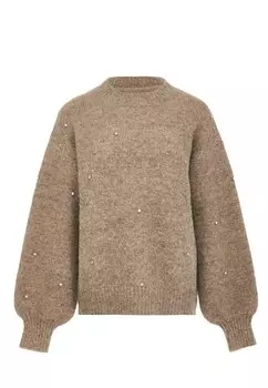 Свитер caissa, серо-коричневый