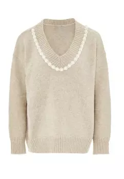 Свитер caissa, светло-бежевый