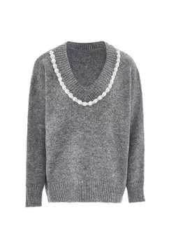 Свитер caissa, светло-серый