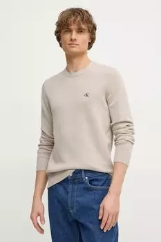 Свитер Calvin Klein Jeans, бежевый