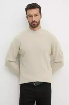 Свитер Calvin Klein Jeans, бежевый