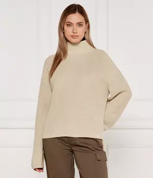 Свитер CALVIN KLEIN JEANS Loose fit, бежевый