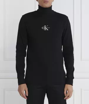 Свитер CALVIN KLEIN JEANS Regular Fit, черный