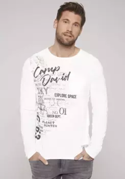 Свитер CAMP DAVID с круглым вырезом, цвет Opticwhite