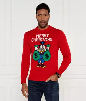 Свитер цапля Сент-Барт x Дисней Regular fit St.Barth, красный