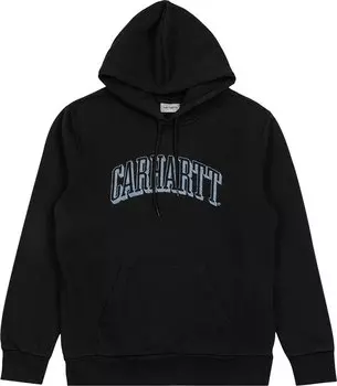 Свитер Carhartt WIP Hooded Scrawl Sweater 'Black', черный