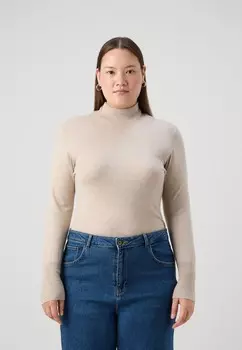 Свитер CARVENICE LIFE ROLL ONLY Carmakoma, песочный
