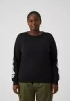 Свитер CARVIENNA EMBROIDERY Only Carmakoma, черный