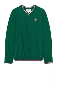 Свитер Casablanca 3d Wave, зеленый