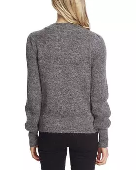 Свитер CeCe Long Sleeve Pullover Sweater w/Center Bow, цвет Smoke Grey