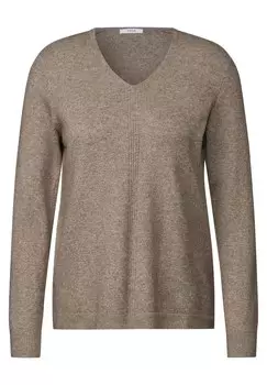 Свитер CECIL, цвет mottled brown