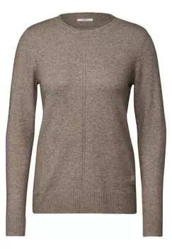 Свитер CECIL, цвет mottled brown