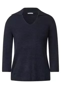 Свитер Cecil, пятнистый синий