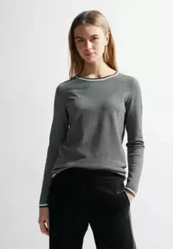 Свитер Cecil с круглым вырезом и круглым вырезом, хаки