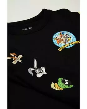 Свитер Chaser Looney Toons Logo Pullover, реальный черный