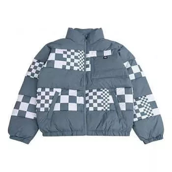 Свитер checkerboard sweatshirt 'white black' Vans, белый
