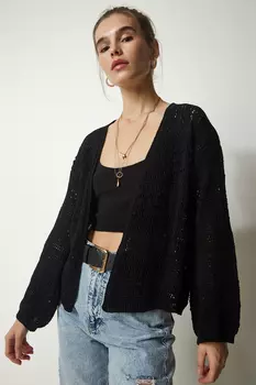 Свитер - Черный - Классический крой Happiness stanbul, черный