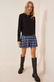 Свитер - Черный - Классический крой Happiness stanbul, черный