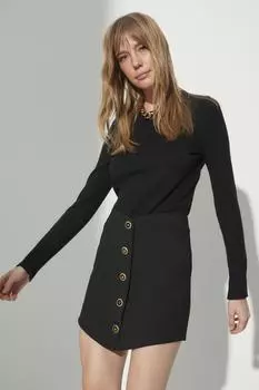 Свитер - Черный - Классический крой Trendyol, черный