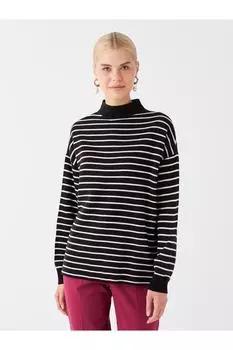 Свитер - Черный - Oversize LC Waikiki, черный