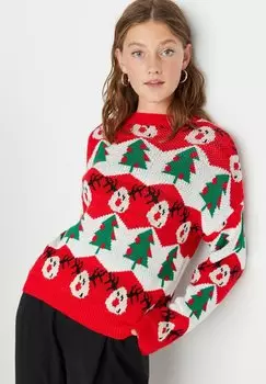 Свитер Christmas Trendyol, ред