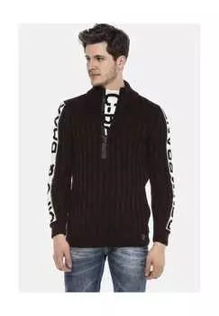 Свитер Cipo & Baxx, бордовый