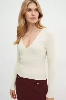 Свитер ЦИРИЛА Guess, бежевый