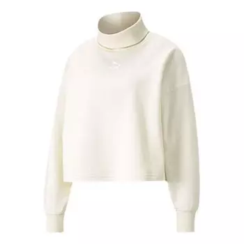 Свитер classics logo embroidery swea white Puma, белый