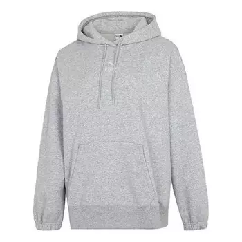 Свитер classics oversized logo hoodie grey Puma, серый