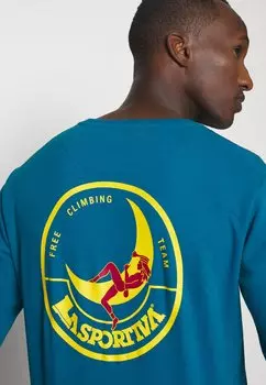 Свитер Climbing On The Moon La Sportiva, бирюзовый