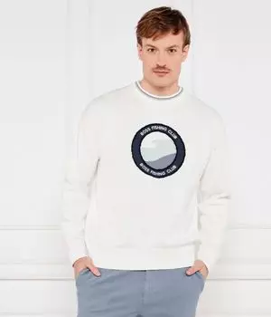 Свитер Clubfish Loose fit Boss Orange, белый