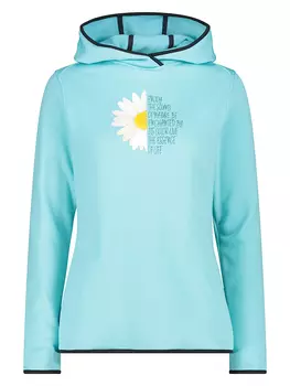 Свитер CMP Fleecehoodie, бирюзовый