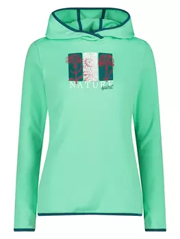 Свитер CMP Fleecehoodie, зеленый