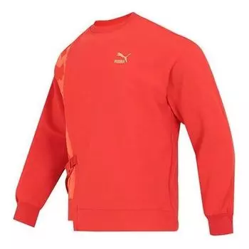 Свитер cny bz zaozhi crewneck sweatshirt 'red' Puma, красный