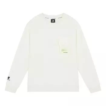 Свитер cny series 3d pocket sports round neck pullover white hoodie New Balance, белый