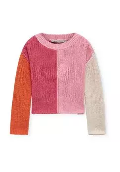 Свитер Cola Popcorn, вязаный вид, детский ONLY, цвет 178496001 Golden P