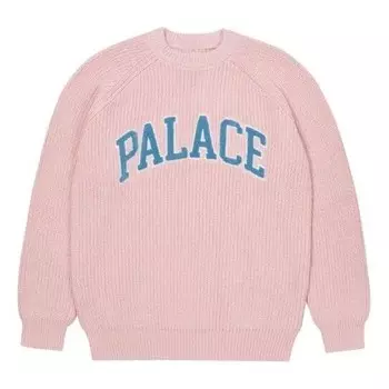 Свитер collegiate knit sweater 'pink' Palace, розовый