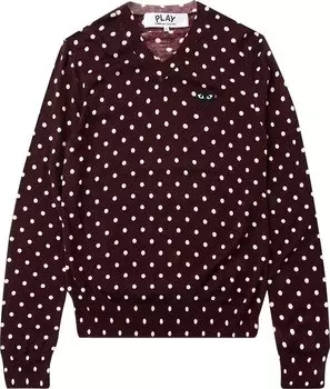 Свитер Comme des Garons PLAY V-Neck Sweater 'Red', красный