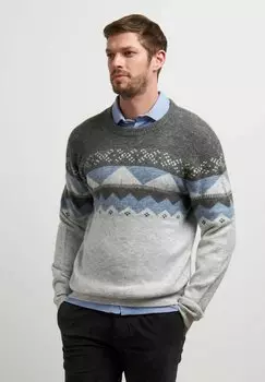 Свитер Conbipel, светло-серый меланж