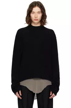Свитер Concordians tommy ls Rick Owens, черный