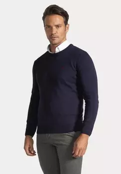 Свитер Contrast Inside Striped Jacey Quinn, цвет light navy