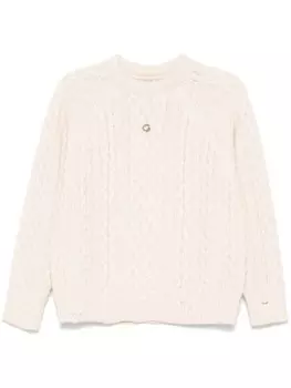 Свитер Coperni Aran-knit, серый