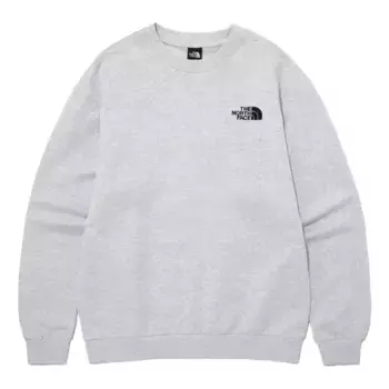 Свитер cotton essential sweater 'grey' The North Face, серый