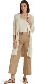 Свитер Cotton-Linen Cardigan LAUREN Ralph Lauren, цвет Natural Cream