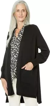 Свитер Cozy Femme Cardigan NIC+ZOE, цвет Black Onyx