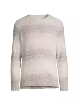 Свитер Cozychic с круглым вырезом и эффектом омбре Barefoot Dreams, мультиколор