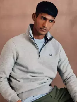 Свитер Crew Clothing Zip-Neck