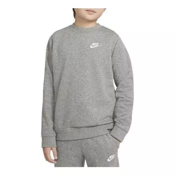 Свитер crew club lbr sweatshirt 'grey' Nike, серый