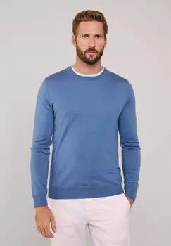 Свитер CREW Faonnable, темно-синий